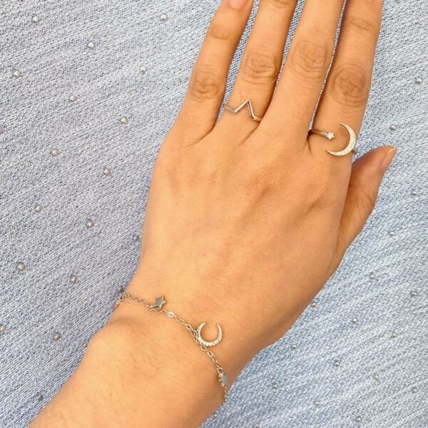 Silver V Ring, Open Chevron Ring, Silver Victory Ring, Simple Silver Ring For Women, Minimalist Ring, 925 Sterling Silver, Adjustable Ring - Image 3